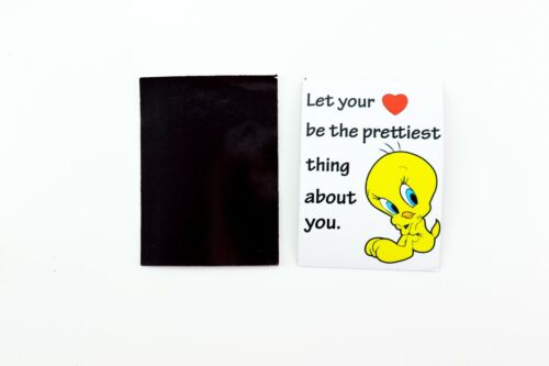 Cute Looney Tunes Tweety Bird Magnet /"Let Your Heart Be/" 2.75 x 3.75/" MAG-033