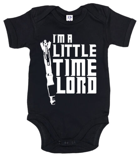 Doctor Who Baby "I'm a Little Time Lord" Bodysuit Babygrow Girl Boy Timelord 