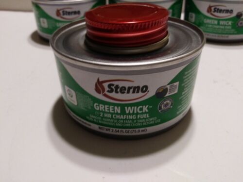 Buffet~Wedding Cooking 4-Pack STERNO Green Wick Chafing Fuel Burns 2 hrs Each