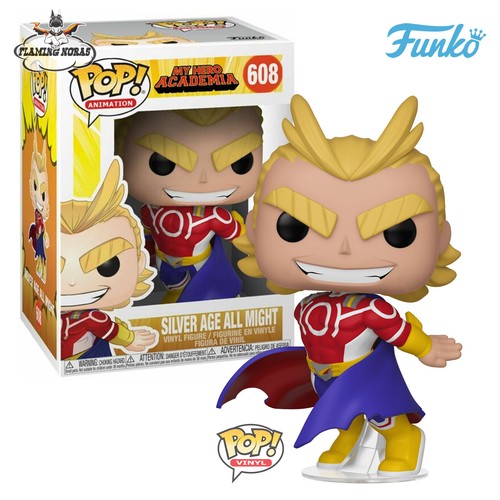 Animation 608 My Hero Academia ALL MIGHT SILVER AGE NEW Funko POP RARE UK