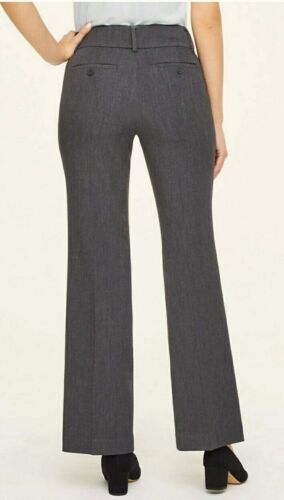 NWT Womens Ann Taylor Loft Original Fit Stretch Dress Trouser Pants Slacks Grey
