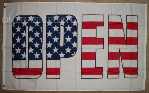 3'x5' Open Stars And Stripes Flag USA Colors Banner Business Sign Outdoor 3x5 