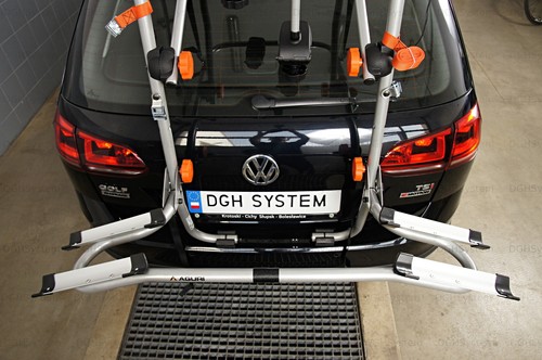 Heckklappenfahrradträger für 2 Räder Aguri Advans 2 für SEAT Altea XL 07/>09