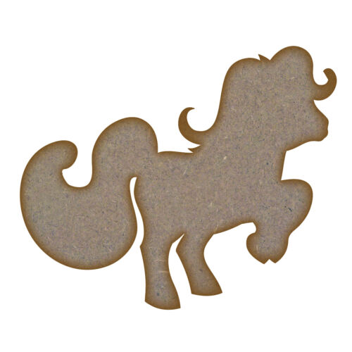 Pony MDF Laser Cut Craft Blanks in Various Sizes