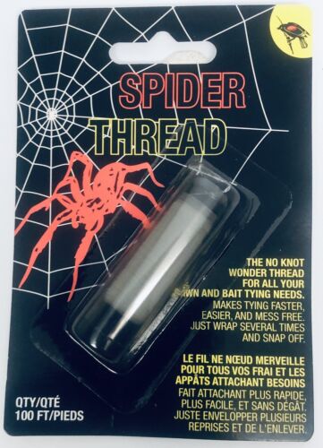 SPIDER THREAD by REDWING TACKLE / 100 FEET / EGG SACK / SPAWN SAC TYING *NEW*