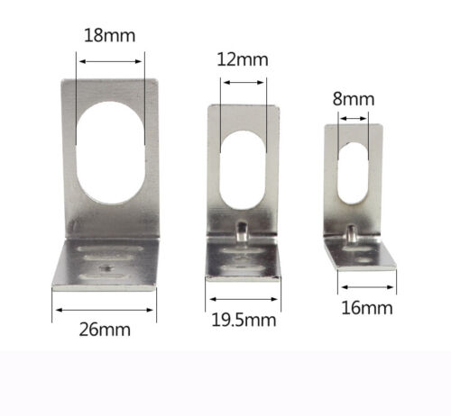8mm 12mm 18mm Banner Mounting Bracket for use with Photoelectric Sensor 