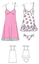 Kwik Sew k3554 patrón Misses resbalones y bragas Xs-xl millones de EUR
