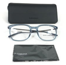 Dolce & Gabbana Eyeglasses Frames DG3349 3040 Clear Blue Silver 54-21-145