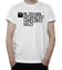 OLDSKOOL BREAKBEAT HARDCORE RAVE T-Shirt ELECTRONIC Music DESIGN White GREY