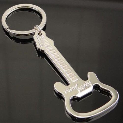 Adorable Bottle Opener Guitar Keyring Metal Kitchen Bar Beer Novelty Tool Gift \