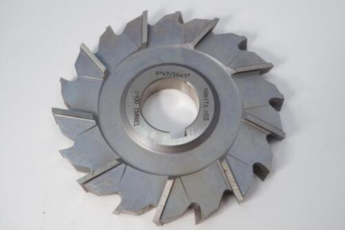 New Hanita HSS Stagg Tooth Horizontal Side Face Milling Cutter 4/" x 7//16/" x 1/"