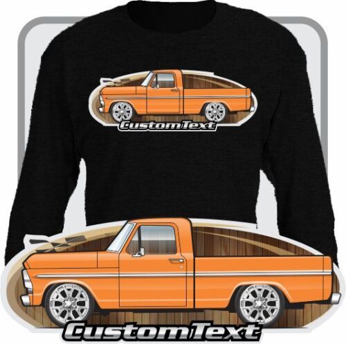Custom Art long sleeve Shirt 1967 67 F-100 Bumpside XLT Pickup Truck N//A w ford