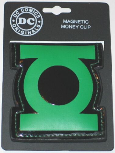 NEW UNUSED Green Lantern Logo Two-Sided Magnetic Money Clip