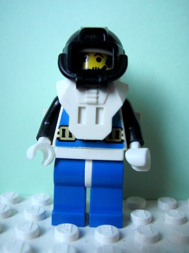 LEGO Minifig aqu003 @@ Aquanaut 3-6195