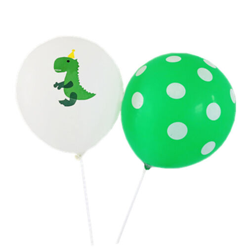 10pcs 12 inch kids green dinosaur balloon confetti ballons birthday partA!