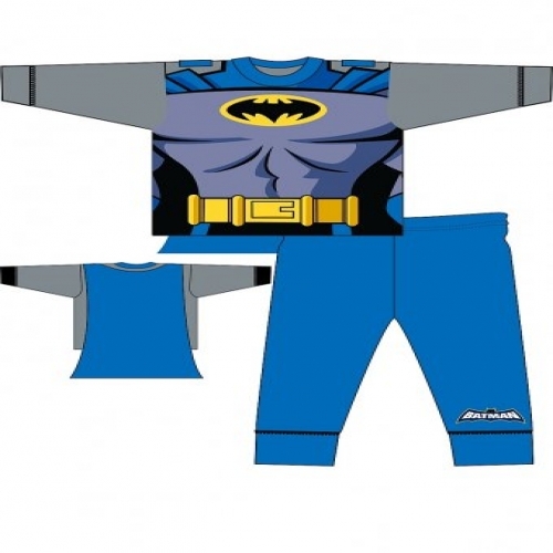 BATMAN NOVELTY PYJAMAS COSTUME //CAPE PJS//NIGHTWEAR BOYS LONG