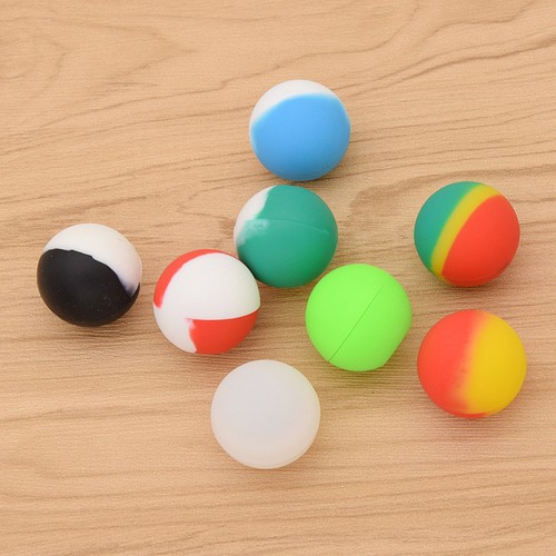 2 Pcs 5.6ml Silicone Containers Random Colors Non-Stick Oil Wax Box Case Jar