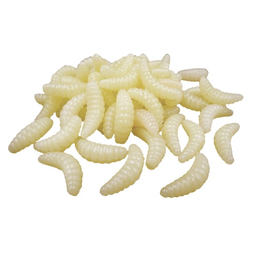 Angeln Koeder kuenstliche weichen Koeder lockt Wurm Maden Grub Fischgeruch T8U9