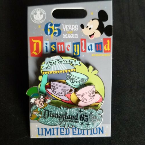DLR Disneyland 65th Anniversary Mad Tea Party LE Disney Pin 