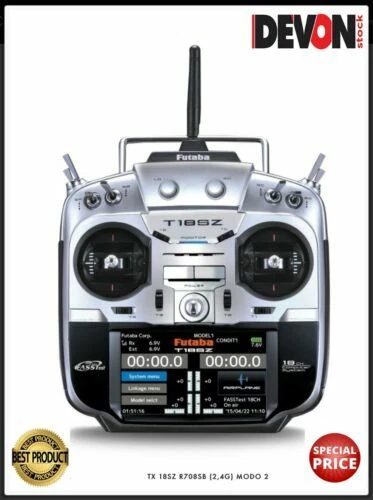 Ricevitori e trasmettitori Futaba per comandi radio ed elettronici di giocattoli e modellini