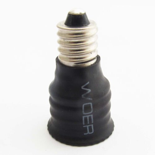 10pcs LED Light Bulb Lamp Converter E10 Male To E14 Female Candelabra Socket New