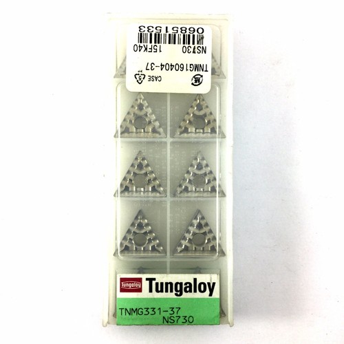 TUNGALOY CERMET TURNING INSERT TNMG160404-37 TNMG331 NS730 Pack of 10 inserts
