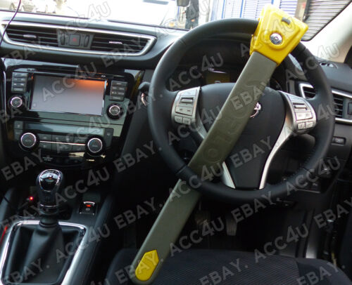 Pour Nissan Qashqai Voiture Stoplock Robuste Haute Sécurité Visible Volant