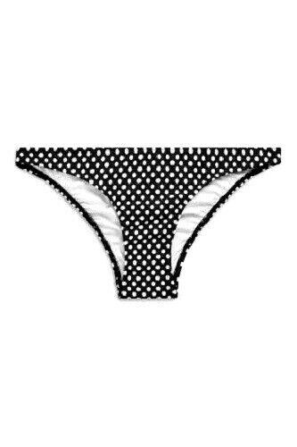 Next Bikini Bottom Spotted Black and White Size 14,16,18,20