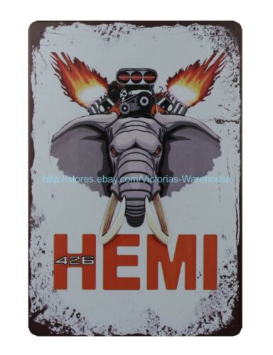 HEMI Mopars car elephant metal tin sign tin bar signs 