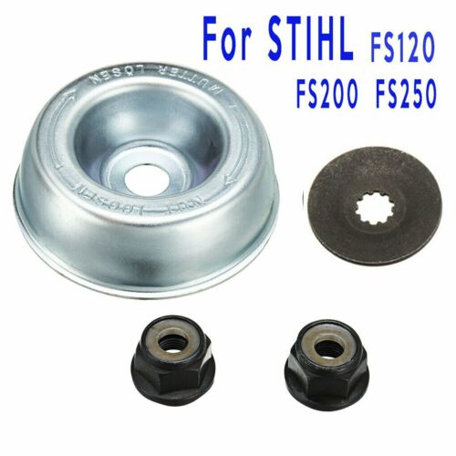 4PCS Metal Blade Nut Fixing Kit Part Replacement For Stihl Strimmer Brush Cutter 