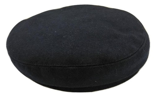 Navy Breton Barge Fishermens Sailors Boating Fiddler Melton Mariner Cap Wool