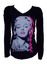 2017 Marilyn Monroe Forever LONG Sleeve Shirt Stretch w// Hot Pink Letter Large