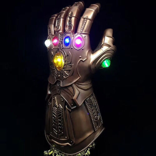 Figure /& LED Light Thanos Infinity Gauntlet Legends Gloves Avengers Endgame US