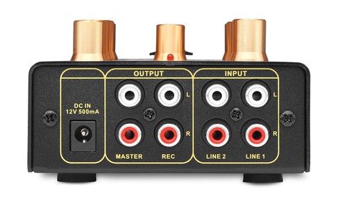 PRONOMIC DX-10BK DJ MIXER LIVE STUDIO CLUB BAR KLEINES MISCHPULT EQUALIZER CINCH