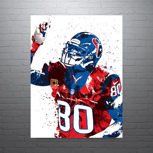 Andre Johnson Houston Texans Poster FREE US SHIPPING
