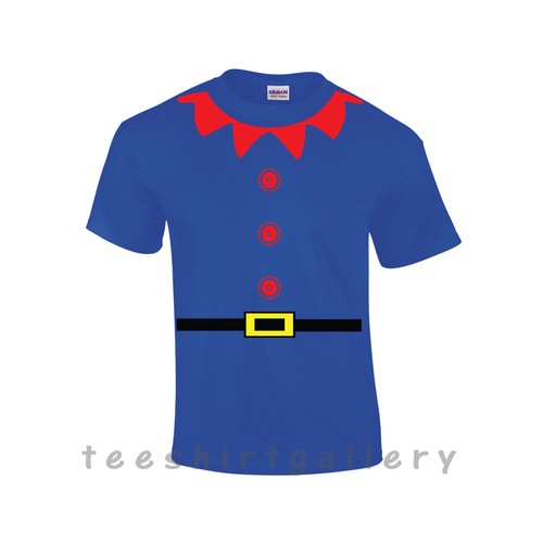CHRISTMAS ELF SANTAS HELPER SANTA CLAUS Festive Funny Fancy Dress COSTUME Tops