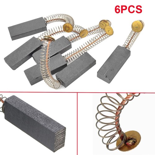 6x//set Electric Drill 30mm x 11mm x 6mm Motor Carbon Brushes Spare Replace Part