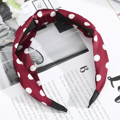 Headband Polka Dot Knotted Hair Band Hair hoops Women/'s Girls Hair Accessories