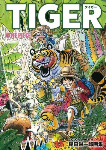 ONE PIECE COLOR WALK 9 TIGER Eiichiro Oda Illustration Japanese Book art anime