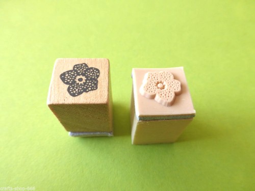Motivstempel Stempel Blume #1 Stamping ca:15x15mm Kartengestaltung Basteln