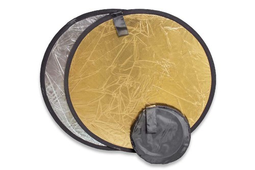 juntos plegable aproximadamente Ø 40cm 2in1 foto reflectores en oro y plata