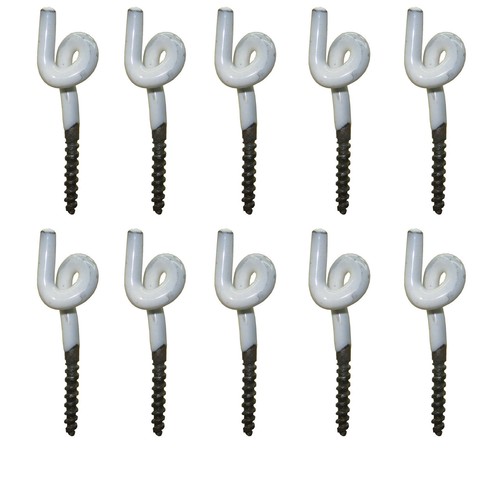 10 pcs Vent Preuve et Rouille Preuve Crochets Pour Outdoor Wire /& /& Wind Chimes