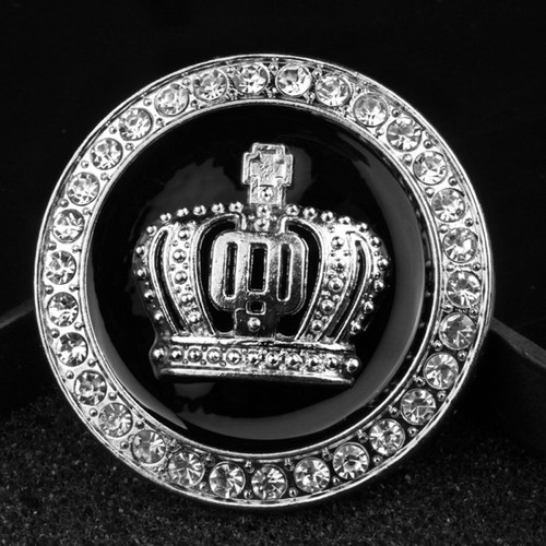 3D Crown Sticker Funny Rhinestone Car Decoration Logo Personality