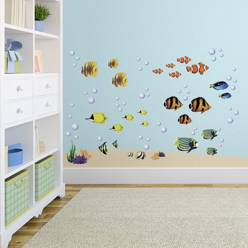 Under the Sea Decorative Peel and Stick Wall Art Sticker Decals