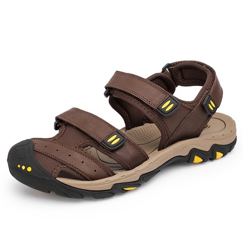Hot Men Sports Sandals Toe Protection Male Summer Outdoor Hiking Leisure Shoes