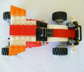 Lego Creator Dune Hopper 3 in 1 Motorcycle ATV 5763 Red White Complete NO Box