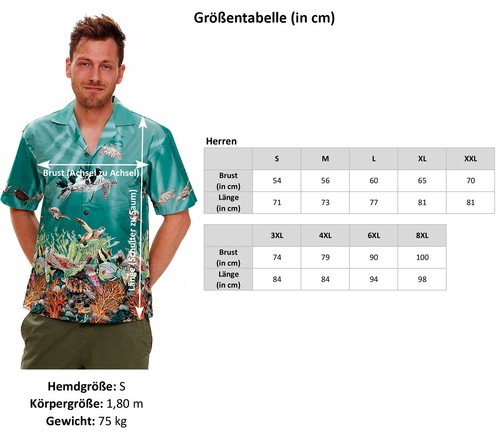 KY/'s Original Camicia Hawaiana Coleottero Volante Flying Beetle Verde