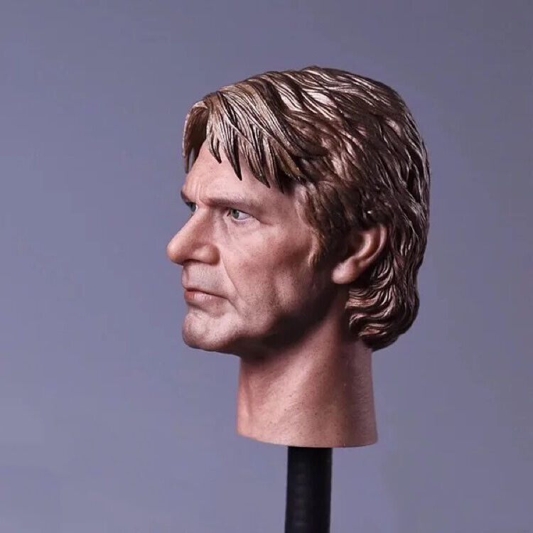 Han Solo Harrison Ford Head Sculpt Carved For Male Ht Action