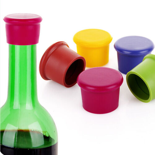 1//2//5X Wine Beer Plug Cap Bottle Cork Silicone Seal Bottle Stopper Gadget B$CA