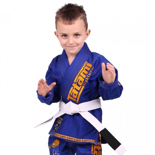 Tatami New Meerkatsu Kids Animal BJJ Gi Royal Blue Uniform Free White Belt